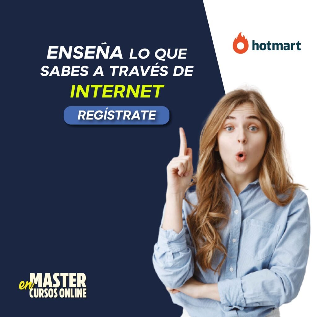 master en cursos online, hotmart, formación online