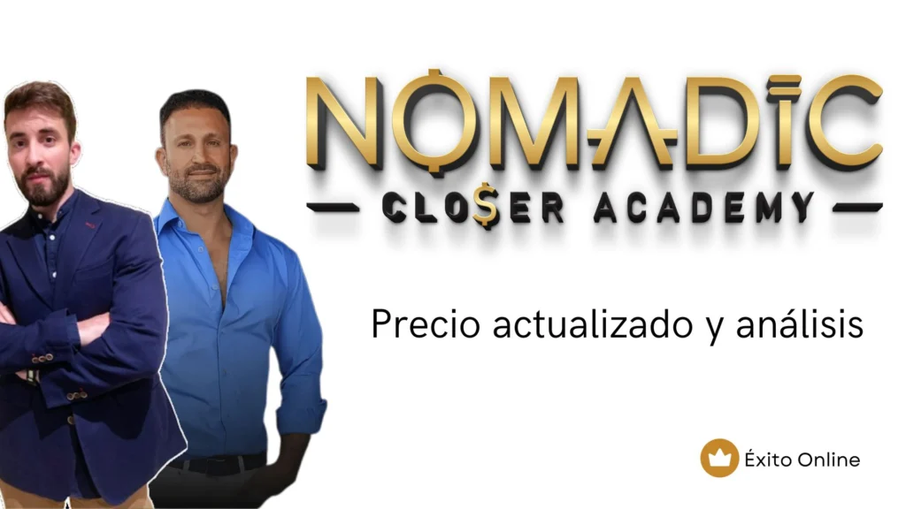 nomadic closer academy, nomadic closer precio, nomadic, joel elster, juan casanova